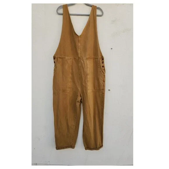 Alex Mill Denim Jumpsuit‎ khaki Overalls